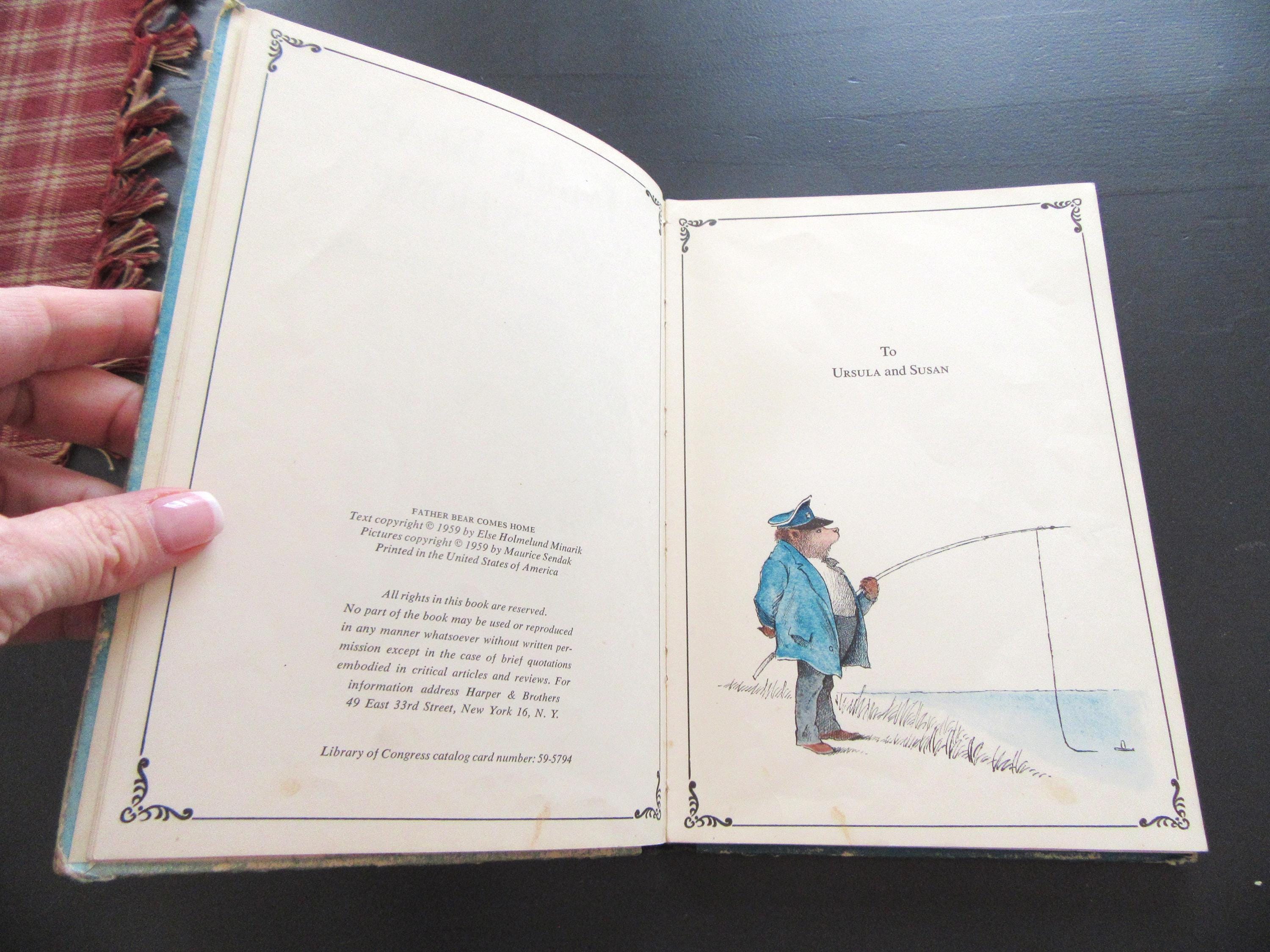 Father Bear Comes Home: 1959 First Edition, Maurice Sendak - Etsy