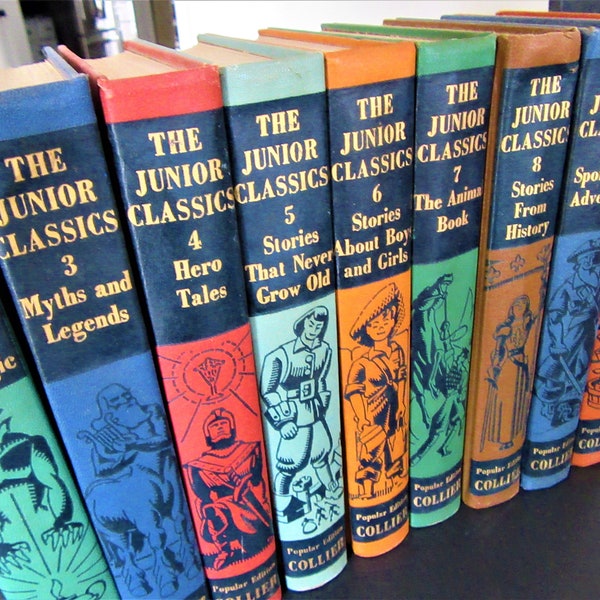 1950's The Junior Classics / YOUR CHOICE / Young Folks' Shelf of Books / Pick One Hardcover Book / Classics / Early Reader