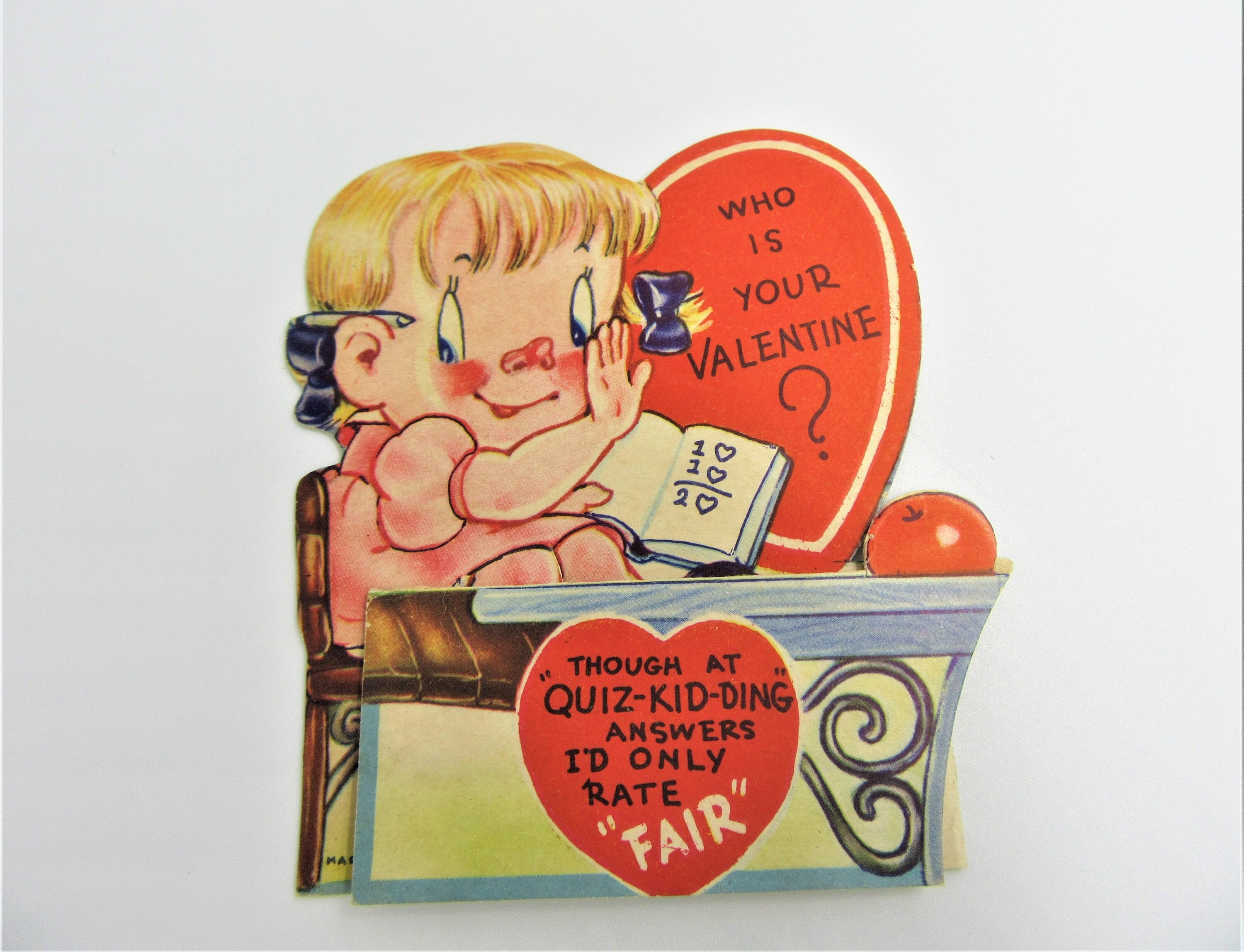 vinsent valentine様確認用ページ　ヴィンテージ×ターコイズ 1960's Vintage Children's Novelty VALENTINE Greeting Card / SIGNED