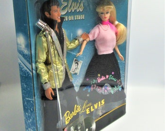 1996 BARBIE Loves Elvis Gift Set Elvis Live on Stage Barbie Collector s Barbie NRFB Mint 17450 Etsy