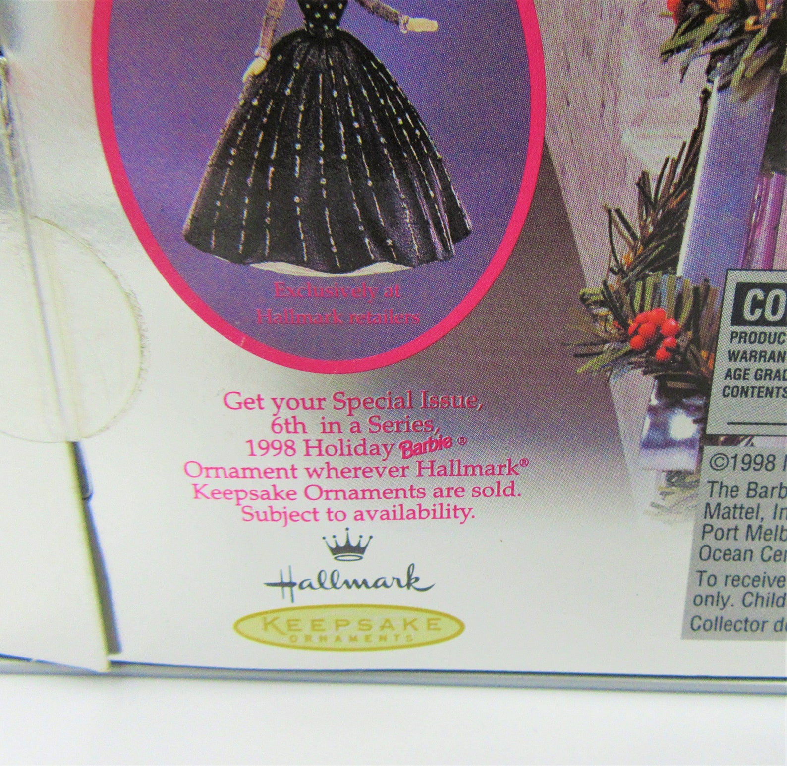 1998 MATTEL BARBIE Happy Holidays Doll Special Edition Doll - Etsy