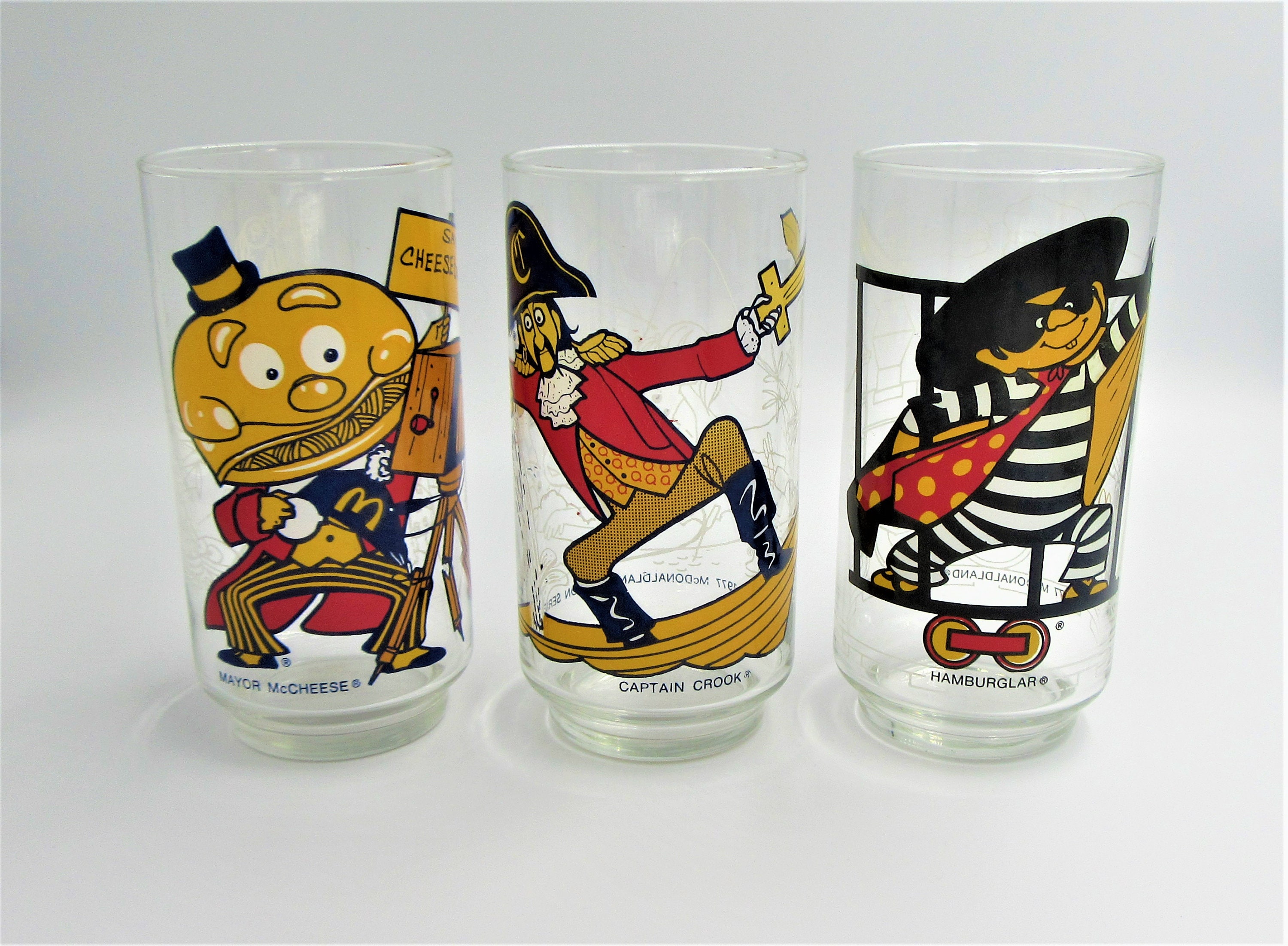 1977 Mcdonald's Collector Glass: Action Series, Choose Your