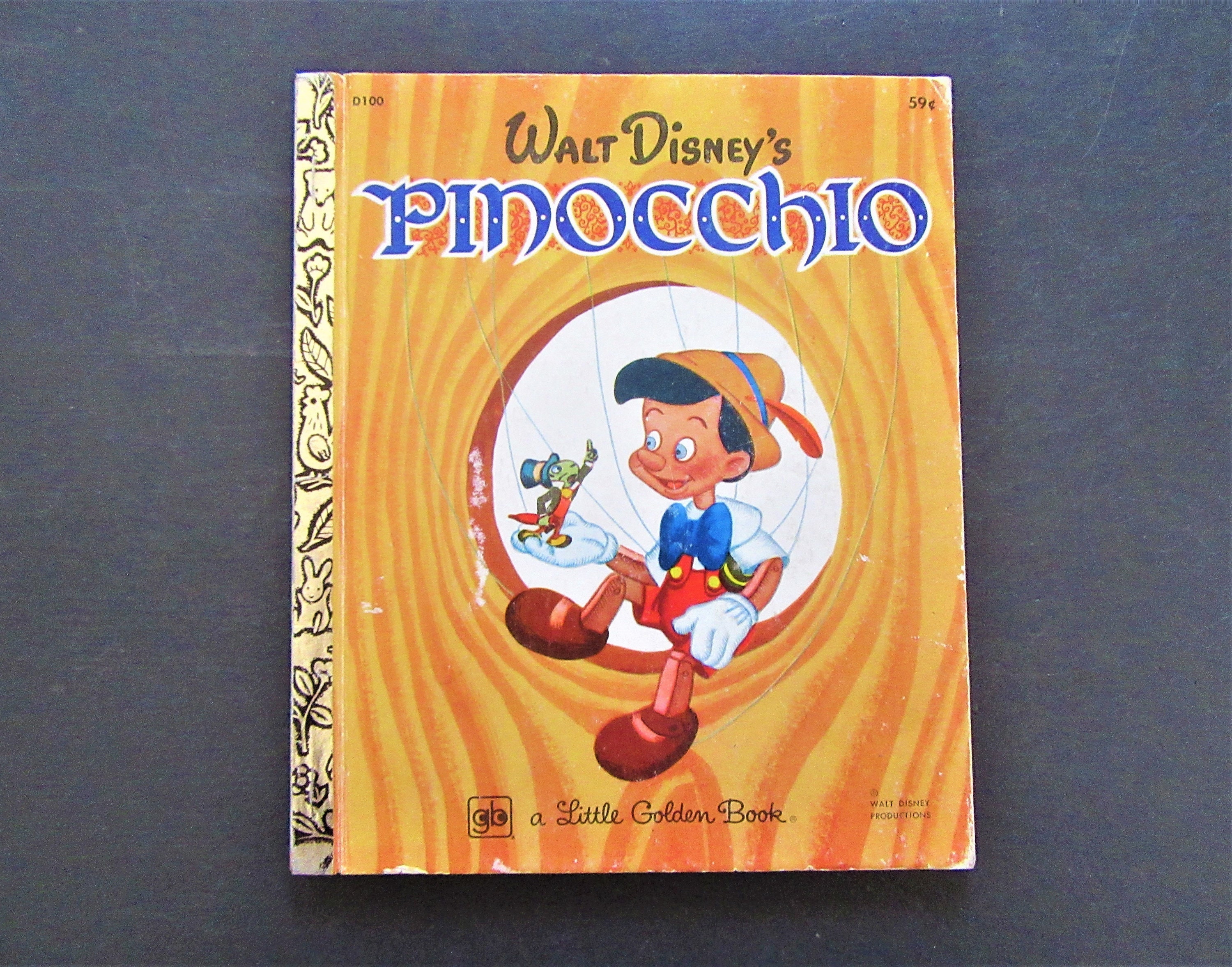 Vintage 1978 Pinocchio Little Golden Book, Disney - Etsy