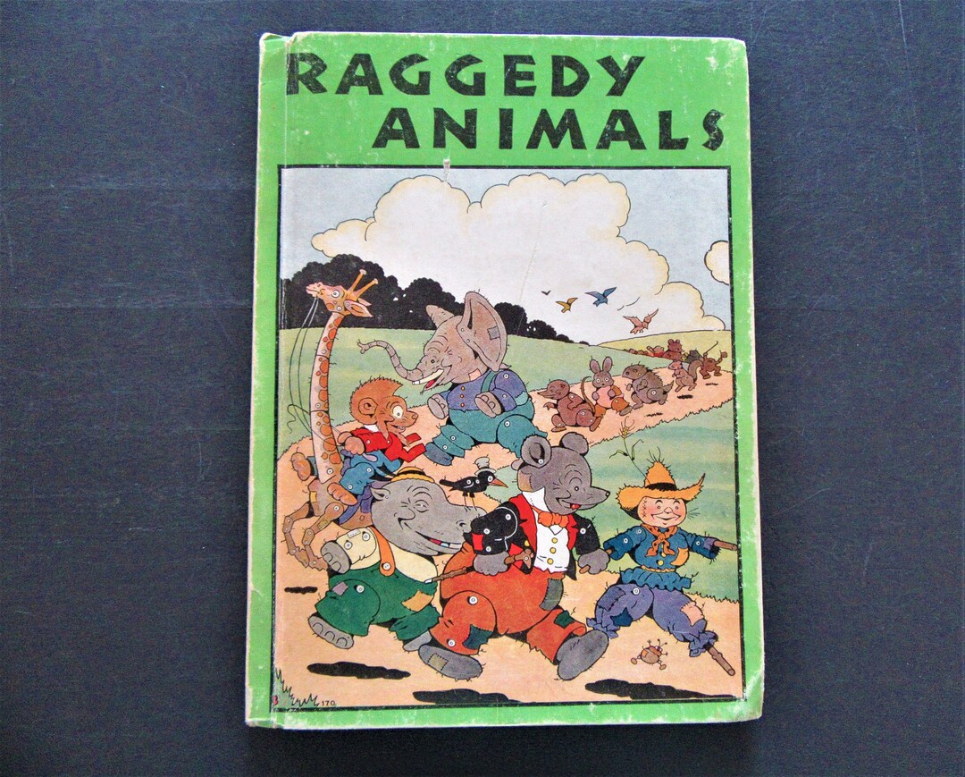 1936 RAGGEDY ANIMALS / by Sherman Ripley / Illustrations by Harrison ...