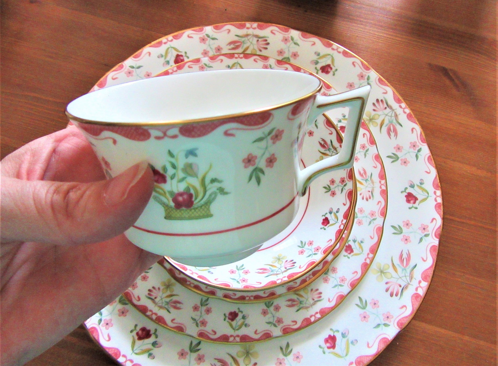 WEDGEWOOD BIANCA Williamsburg Dinnerware 5 Piece Place Setting Etsy