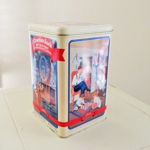 1993 CRACKER JACK TIN Vintage Tin 100th Anniversary Cracker Jack Tin Collectible Tin Country Decor