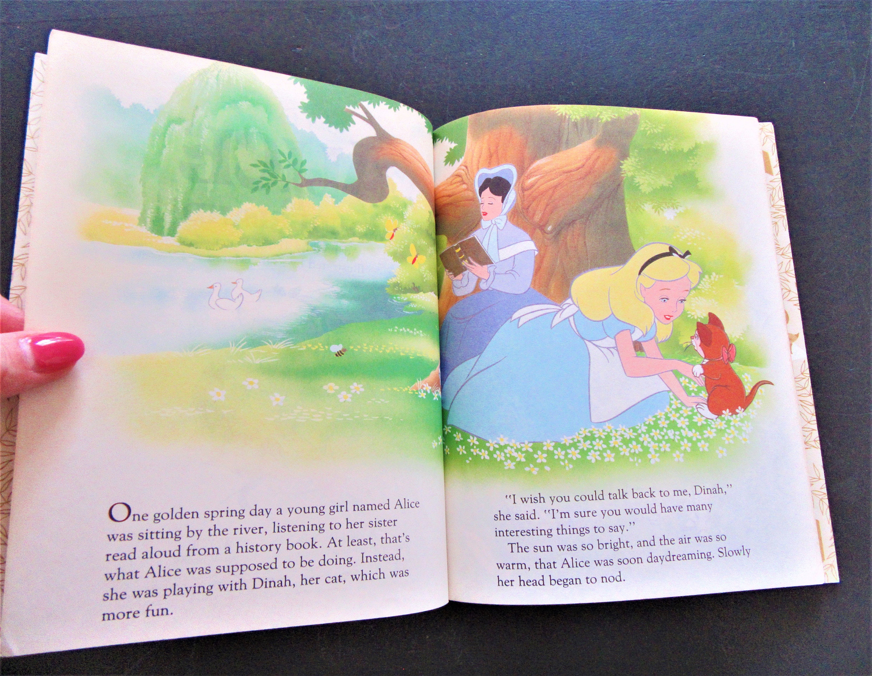 Vintage 1991 Alice in Wonderland Little Golden Book - Etsy
