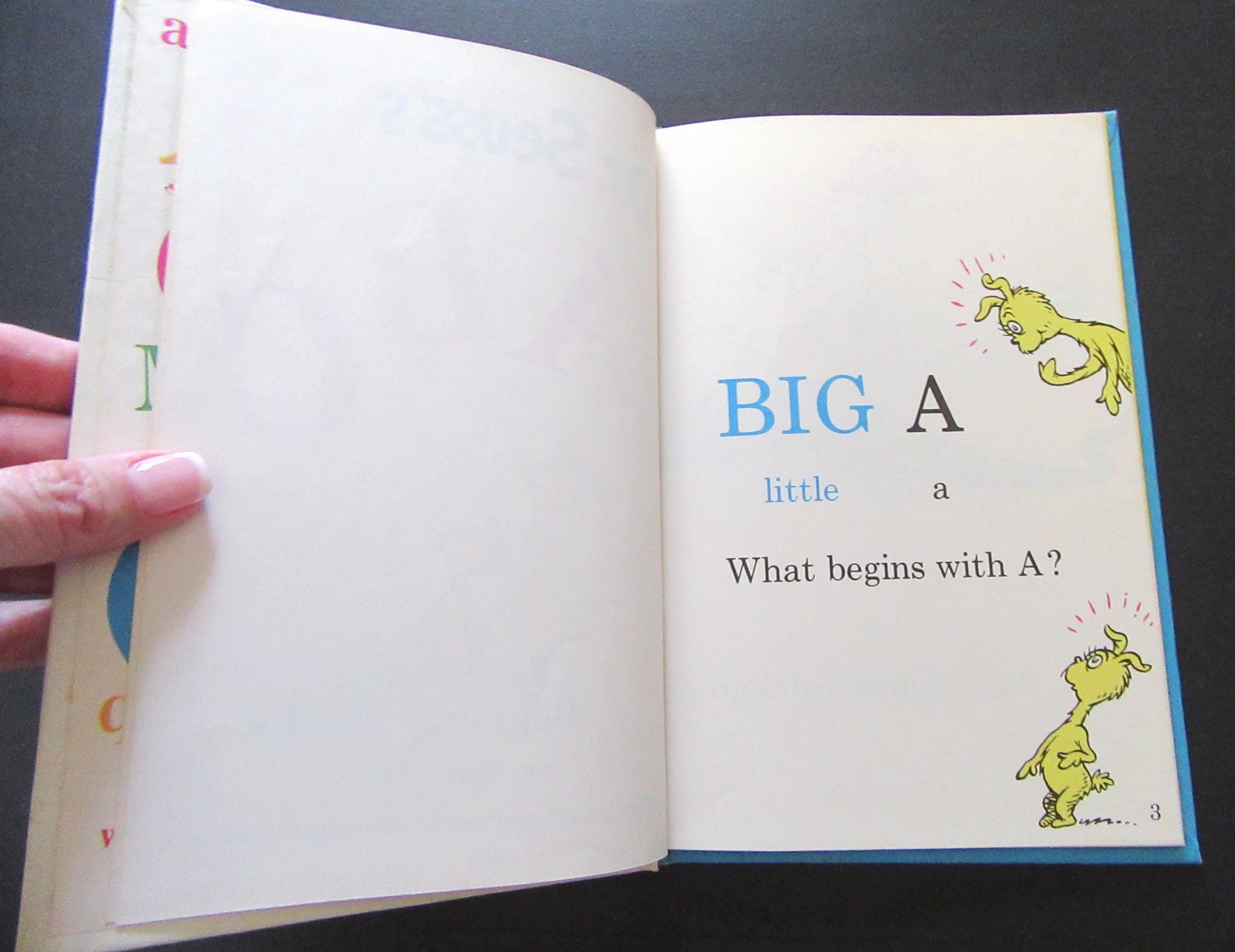 1963 Vintage Dr. Seuss's ABC Hardcover Book: Book Club Edition - Etsy