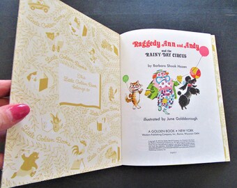 Vintage 1973 Raggedy Ann and Andy Little Golden Book - Etsy