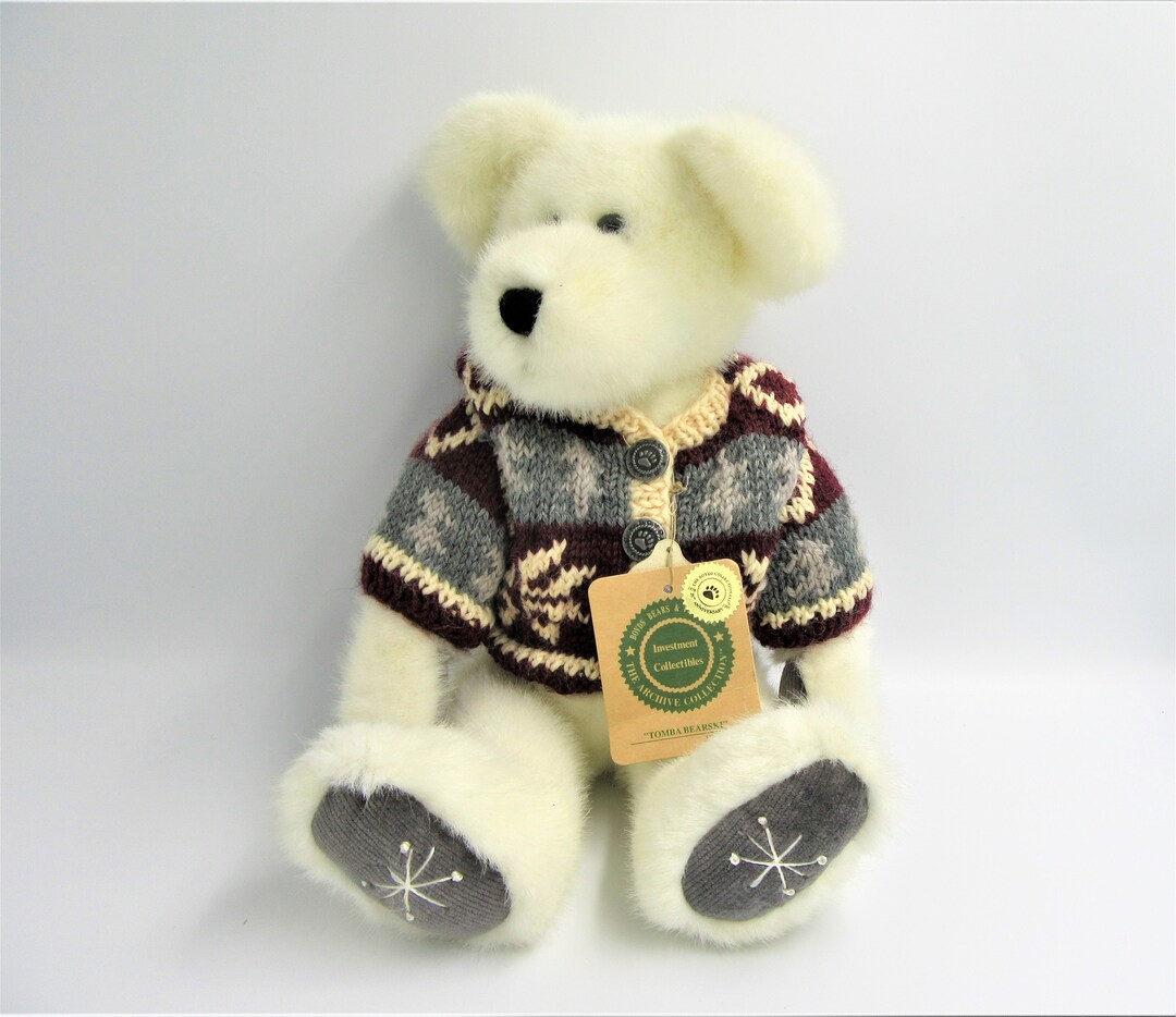 Vintage Boyd's Bear: Tomba Bearski, Snowflake Sweater, 14