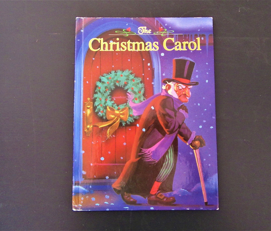 1995 Vintage A CHRISTMAS CAROL / Walt Disney Book / Landoll / Picture