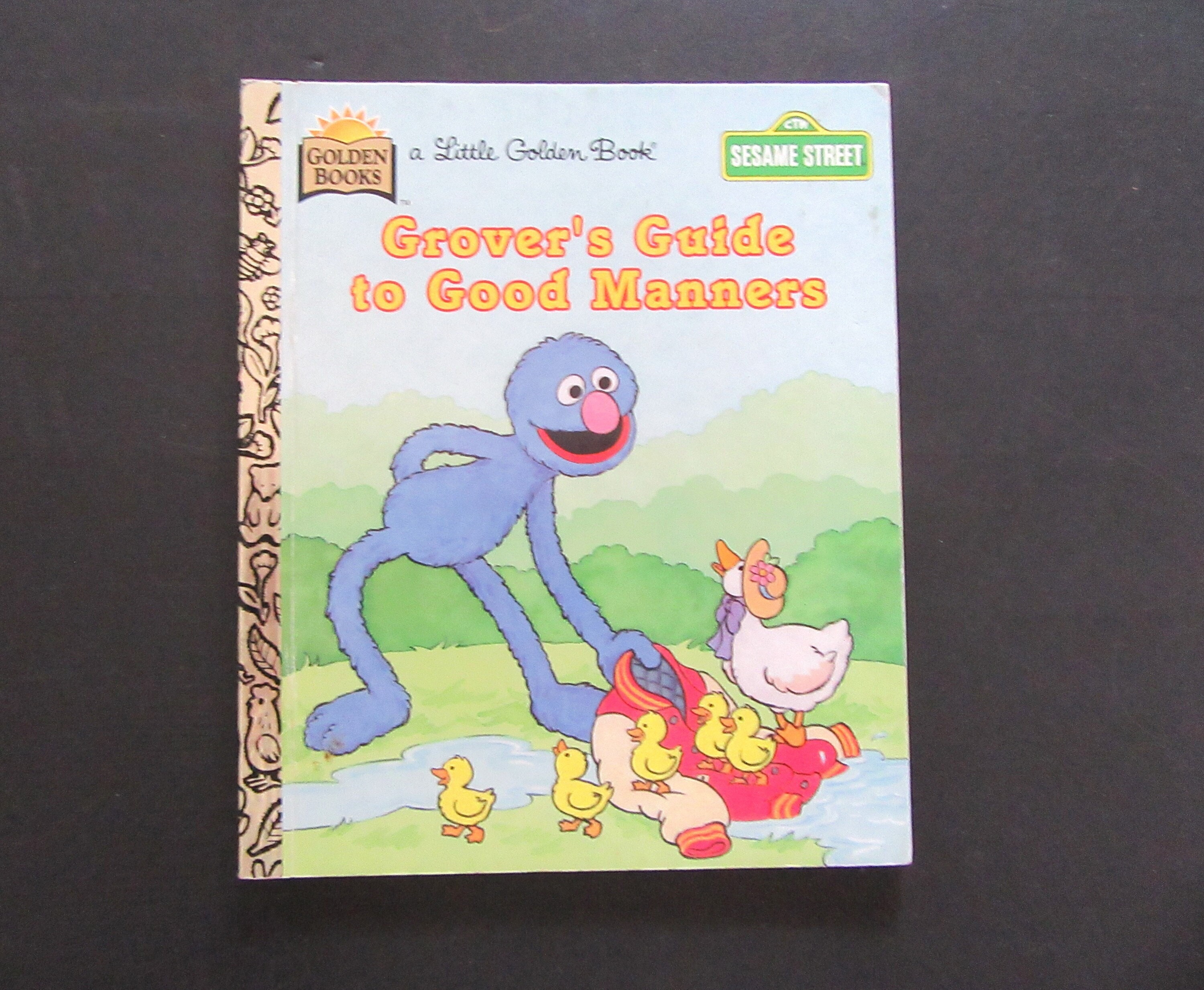 Vintage 1992 Grover's Guide to Good Manners - Little Golden Book - Etsy