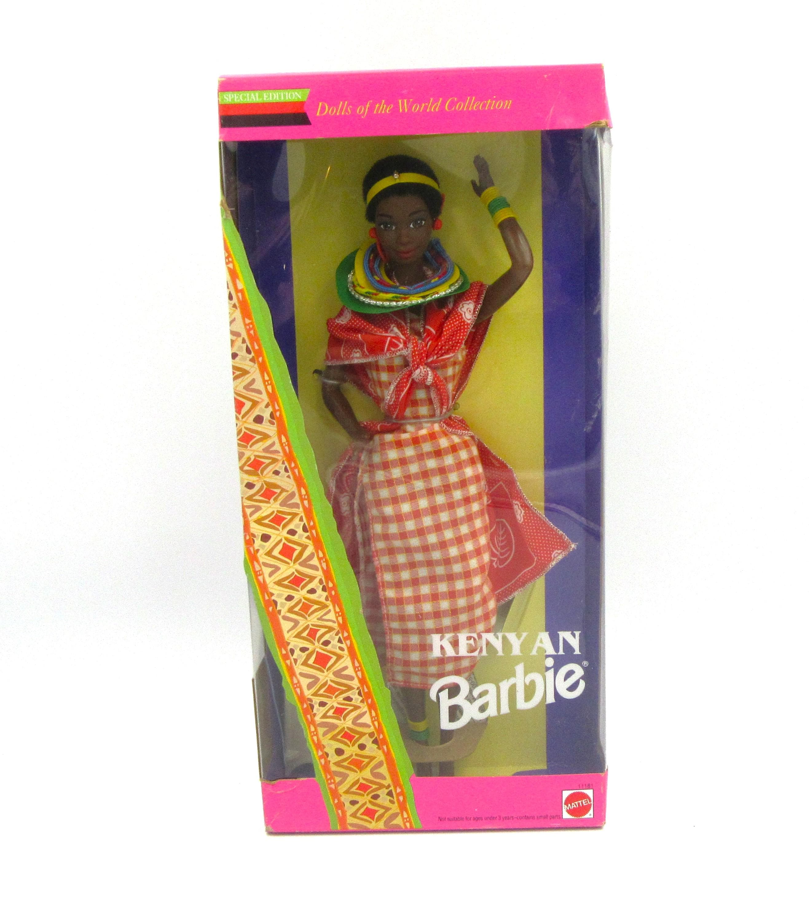 1993 Kenyan Barbie: Dolls of the World Collection, NRFB