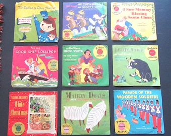 1950's Little Golden Records / Peter Pan Records / Walt Disney / CHOOSE Your Favorite /