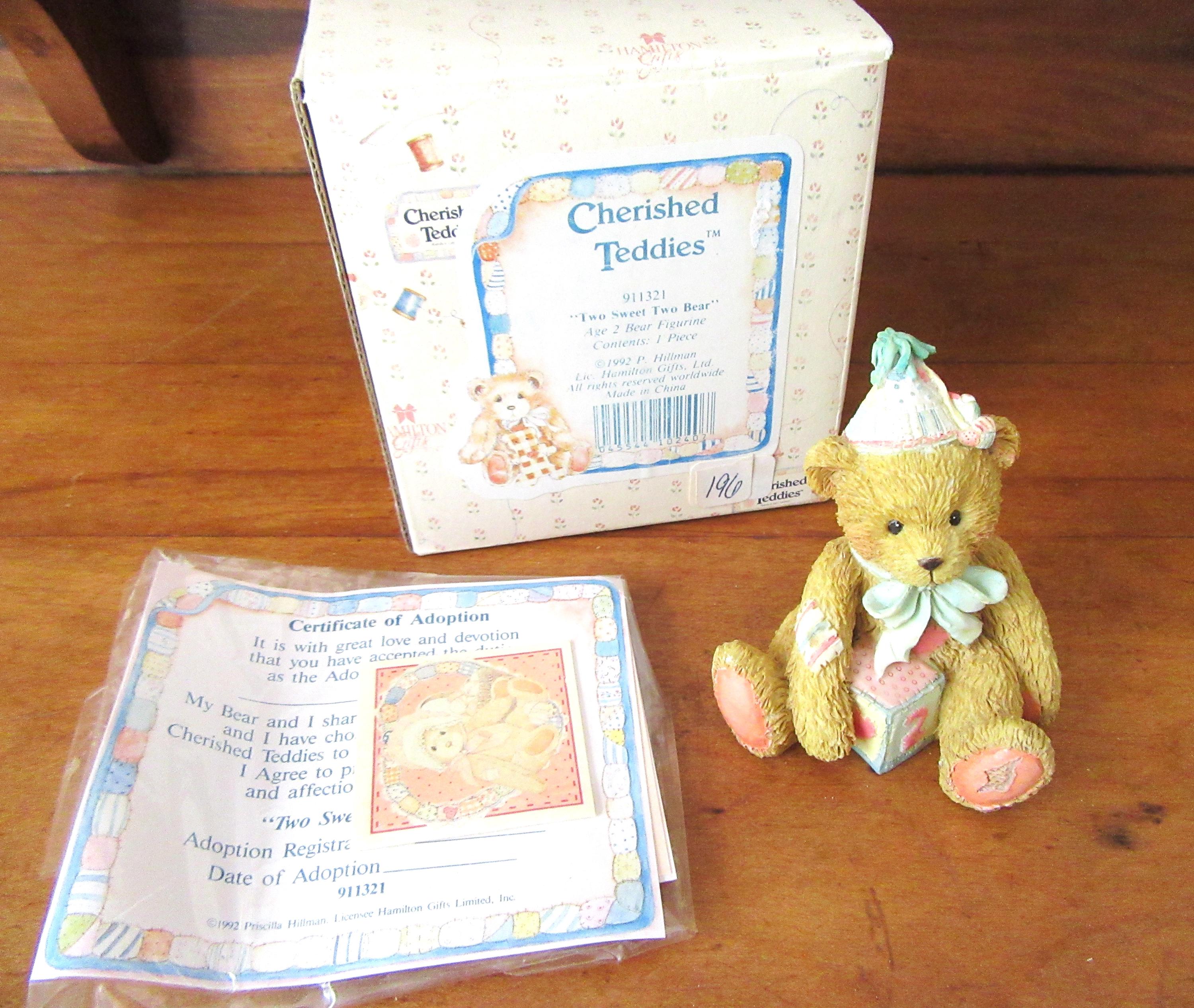 VTG 1992 Cherished Teddies 