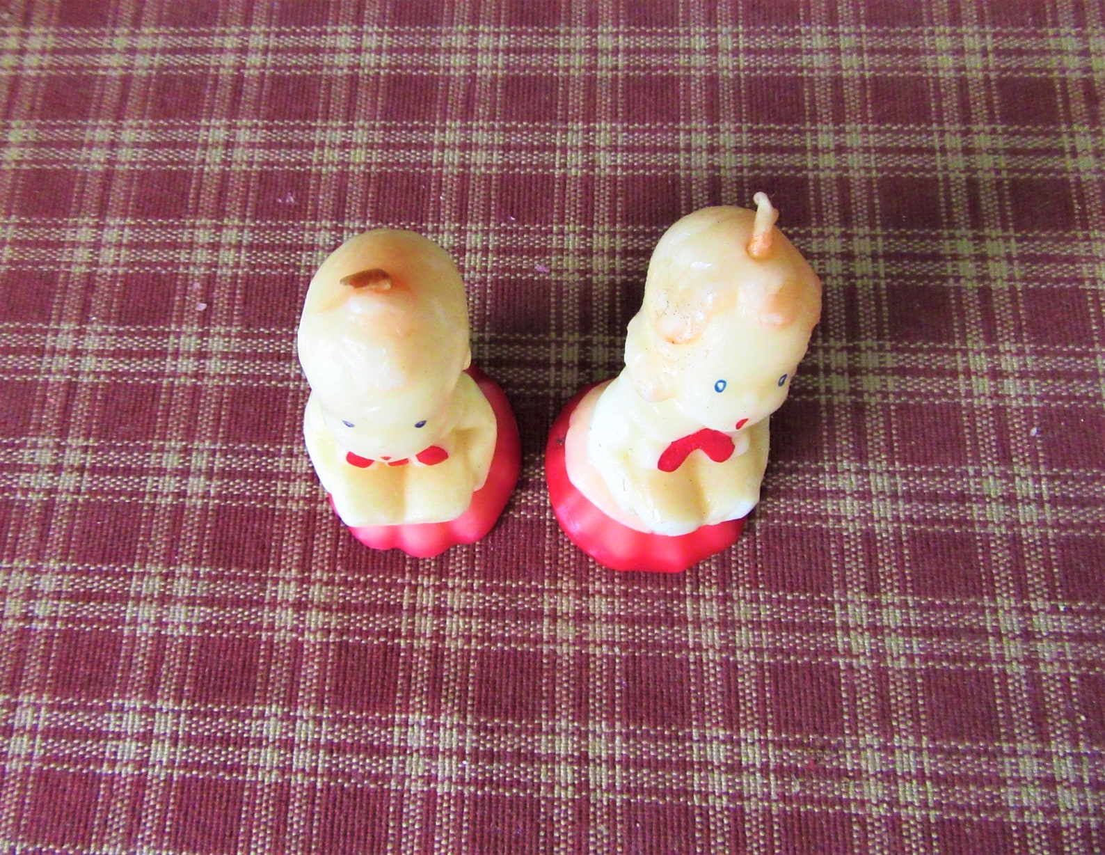 1950's Gurley Caroler Candles Set of 2 Vintage Gurley Etsy