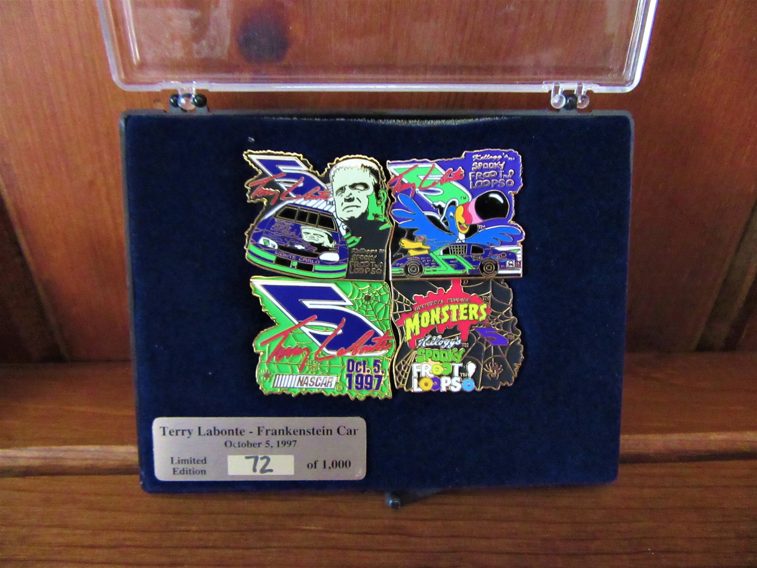 1997 Terrry Labonte FRANKENSTEIN CAR PIN Set / Wincraft Racing