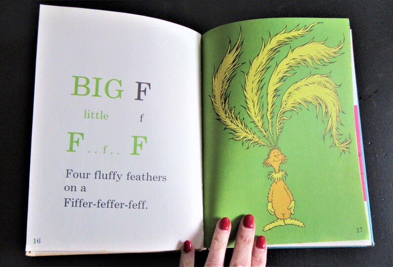 1963 Vintage Dr. Seuss's ABC Hardcover Book Book Club Edition