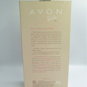 1998 BARBIE Doll AVON Barbie Blonde NRFB in Original Box Mint Condition 22202 - Etsy
