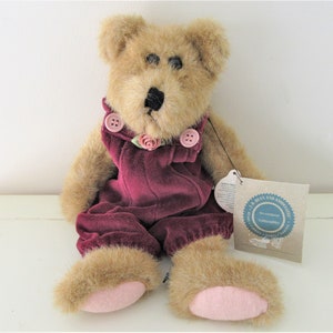 Vintage BOYD&#39;S BEAR / Plush Bear / Stuffed Bear Toy / Country Decor