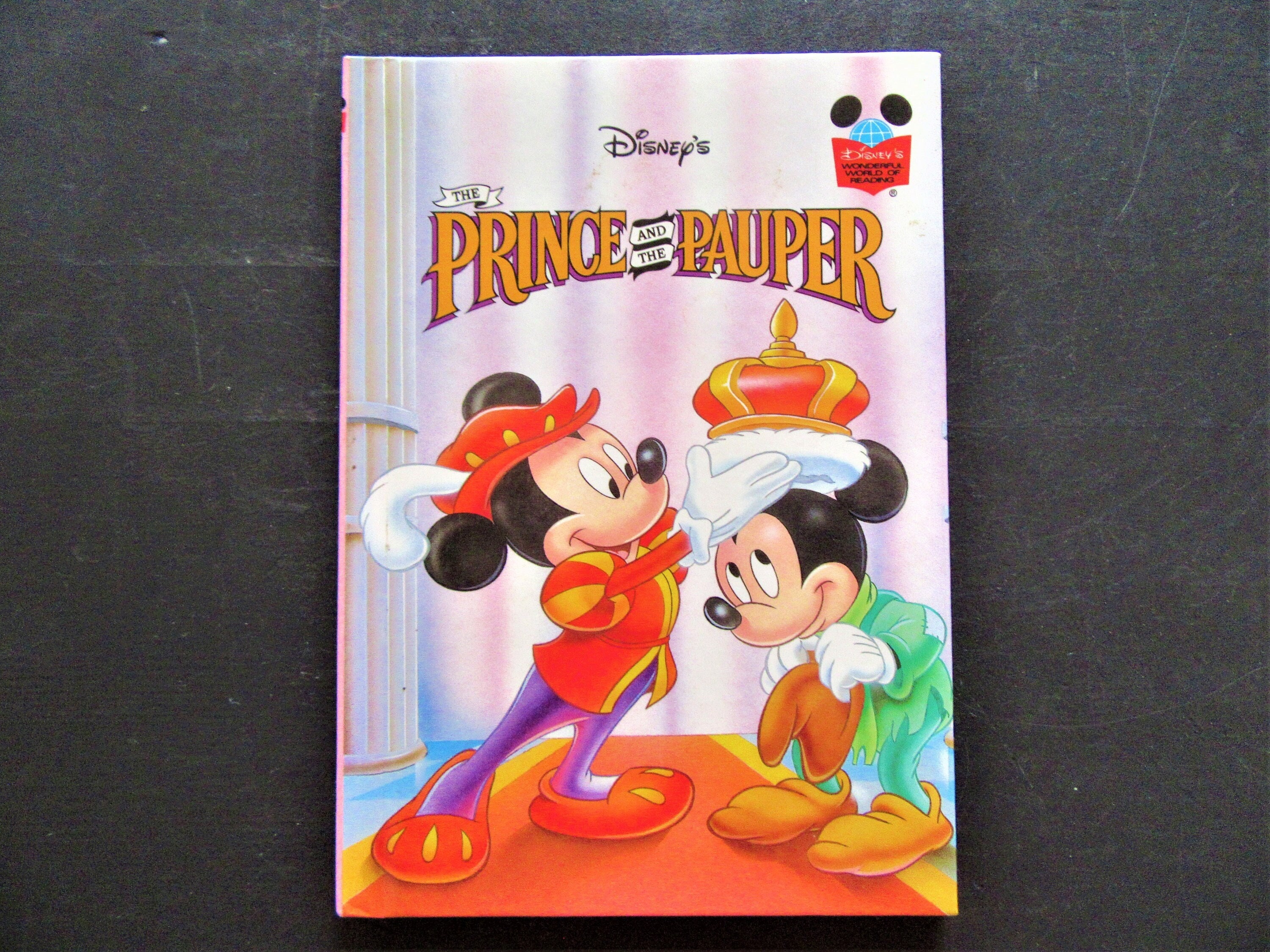 1993 PRINCE and the PAUPER / Walt Disney / Hardcover / Children's Book / Grolier Book Club