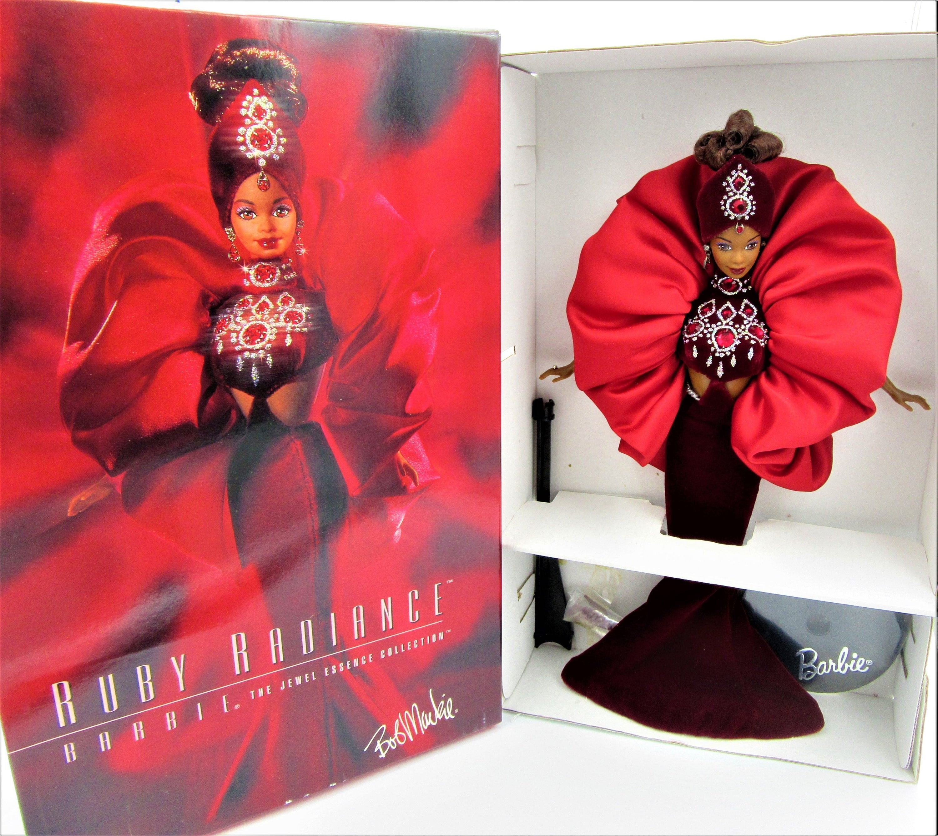 Panorama Af storm hulkende 1996 MATTEL BARBIE Doll Ruby Radiance Barbie by Bob Mackie the - Etsy