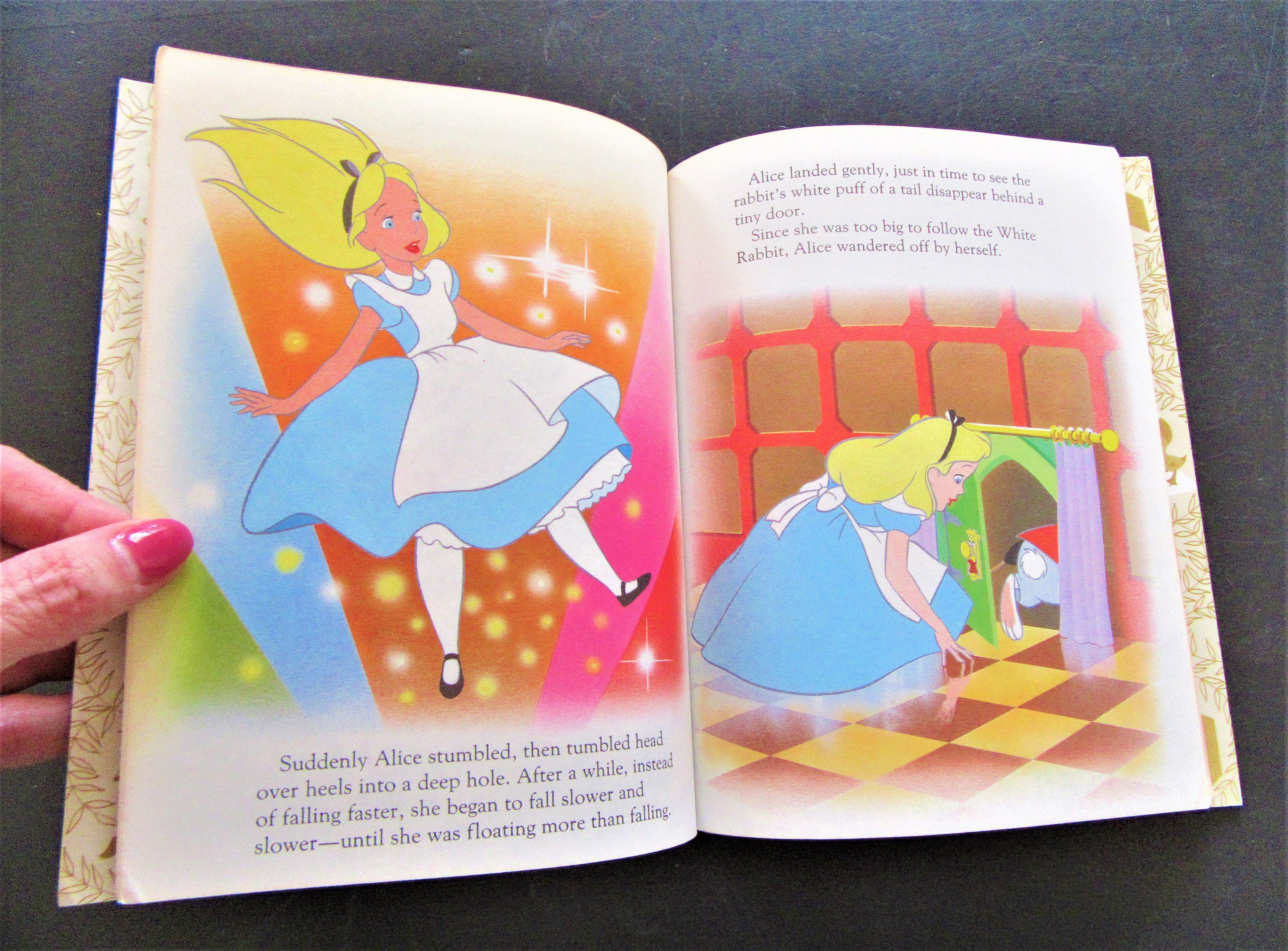 Vintage 1991 Alice in Wonderland Little Golden Book - Etsy