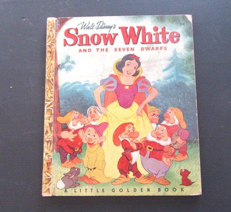 1948 Walt Disney's Snow White and the Seven Dwarfs / Little Golden Book ...