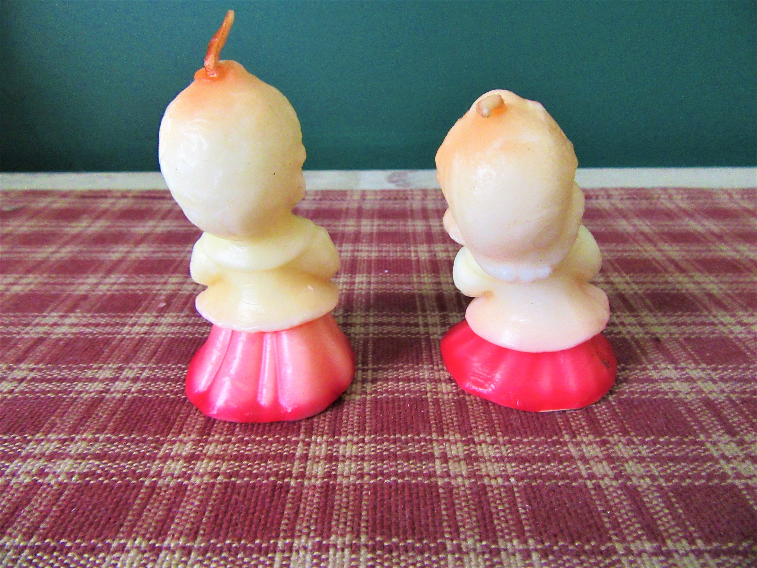 1950's Gurley Caroler Candles Set of 2 Vintage Gurley Etsy