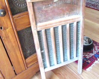 Vintage National Washboard | Number 801 | Brass King Washboard
