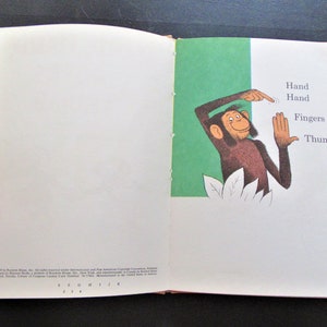 thumbnail image 2 of Hand, Hand, Fingers, Thumb - Bright & Early Board Book, Very Good Condition 2 of 5