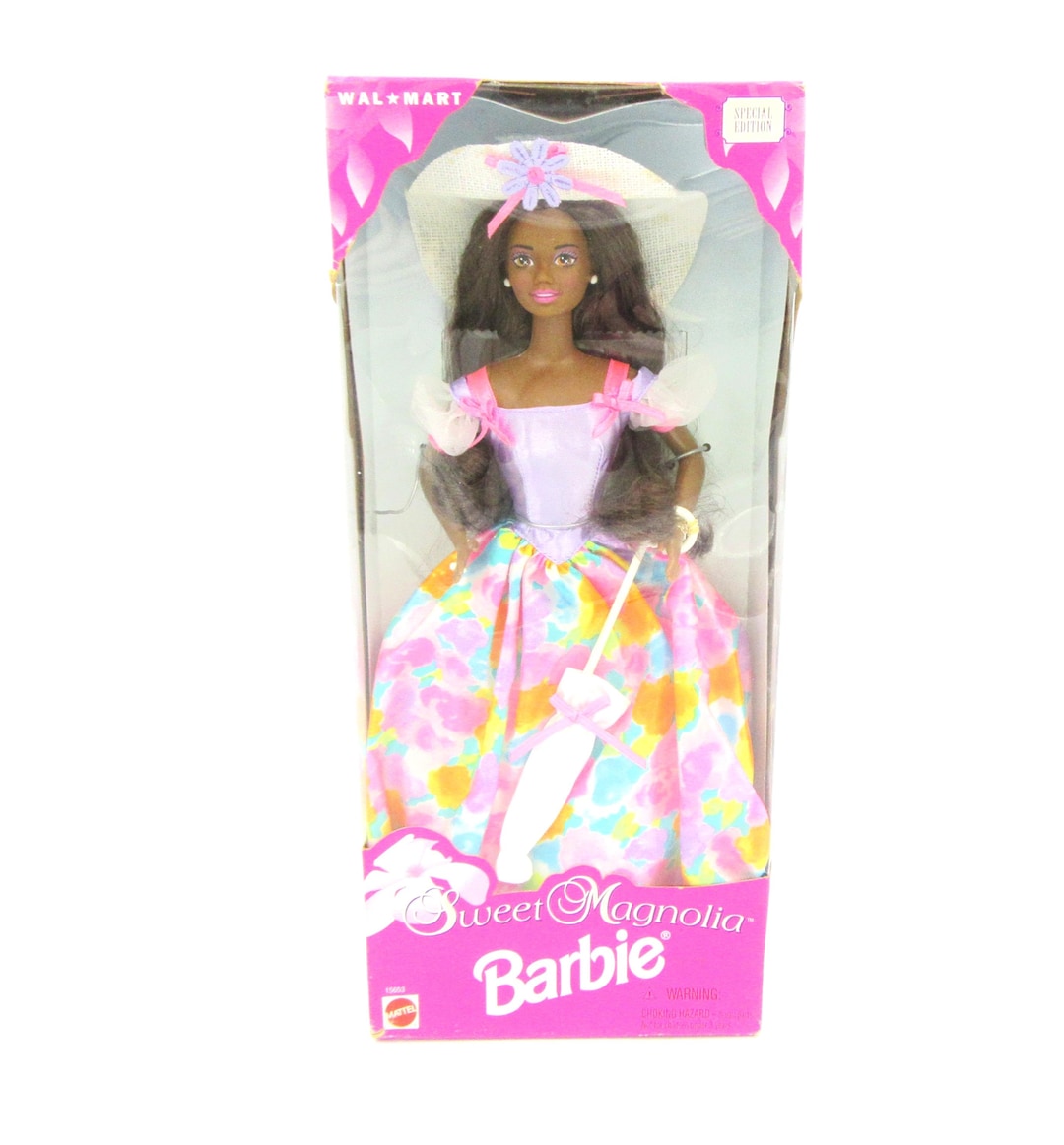SWEET MAGNOLIA BARBIE Brunette Wal-Mart Special Edition Mattel #15654 VTG 1996