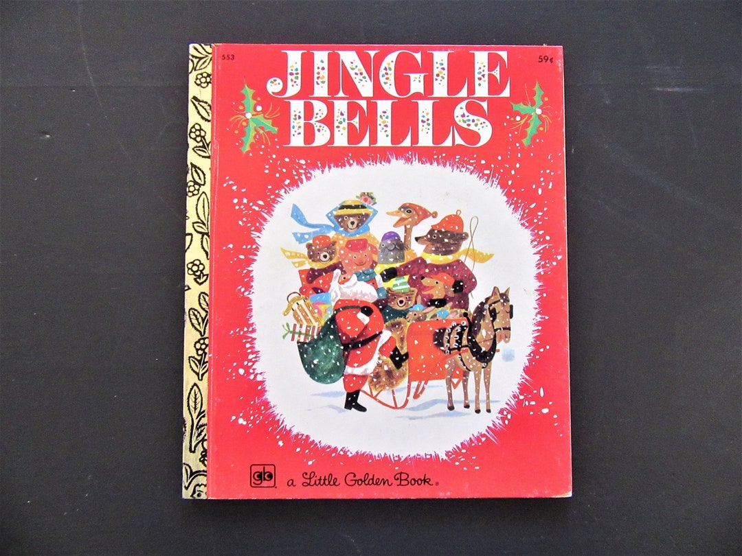 1978 Vintage JINGLE BELLS / Little Golden Book / Christmas Classic