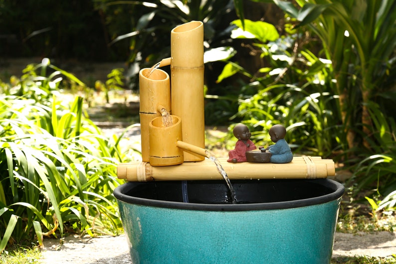 Three Tier Bamboo Fountain Etsy