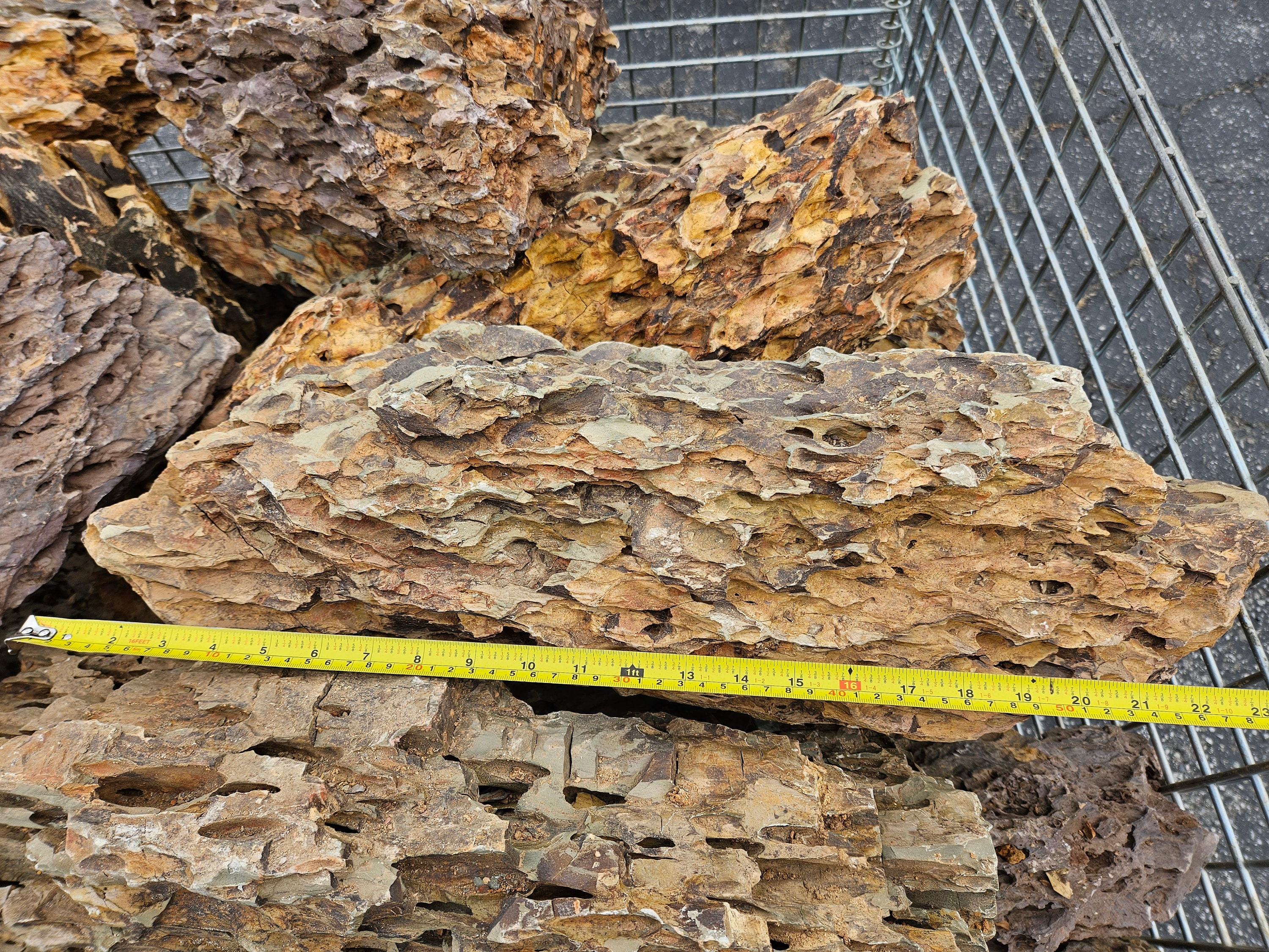 Lifegard Aquatics Ohko Dragon Stone Rock - 20 Lbs Mixed Size Box For Aquascaping-709048