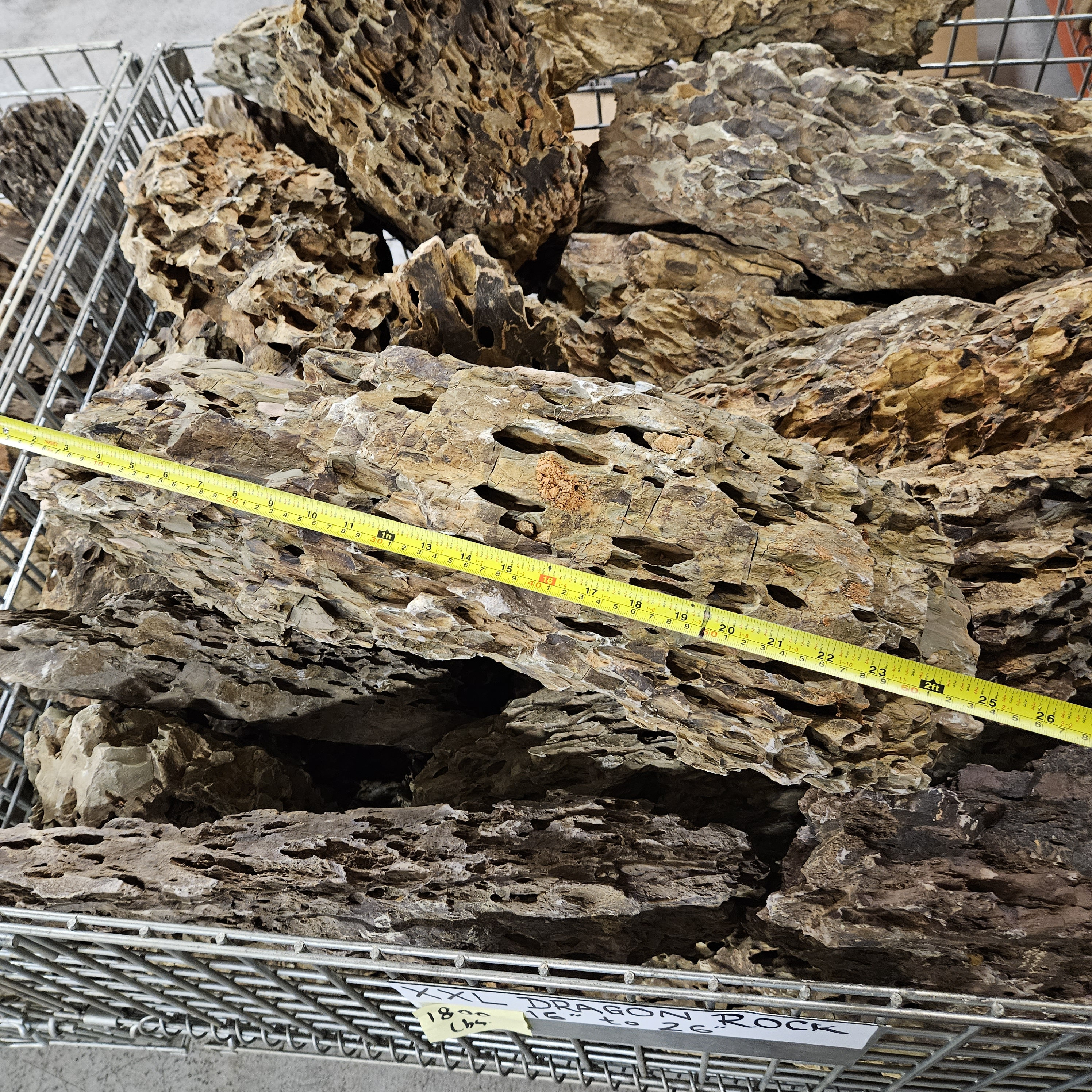Lifegard Aquatics Ohko Dragon Stone Rock - 20 Lbs Mixed Size Box For Aquascaping-709048