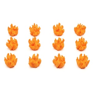 Fire Tokens for Nemesis & Nemesis: Lockdown - 12 Pieces | Board Game Accessories,  Upgrades and Parts.
