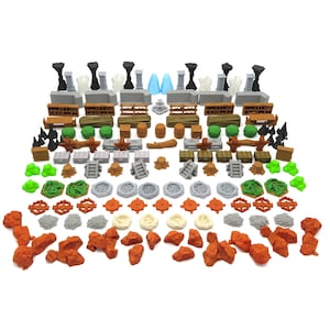 Full Scenery Pack for Gloomhaven -  139 terrain pieces | Board Game Accessories, Upgrades and Miniatures