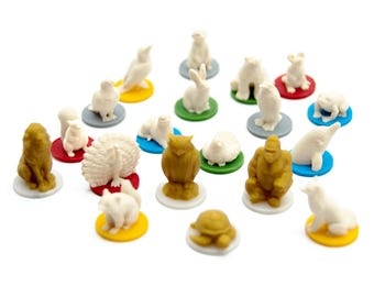 Jetons animaux compatibles Harmonies - Kit de mise à niveau 3D de 113 pièces