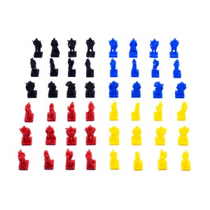 Vikings for A Feast for Odin - 48 Miniatures | Board Game Accessories, Upgrades and Parts