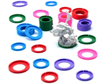 Bases de Colores para Miniaturas de Wondwerland's War - 50 Piezas