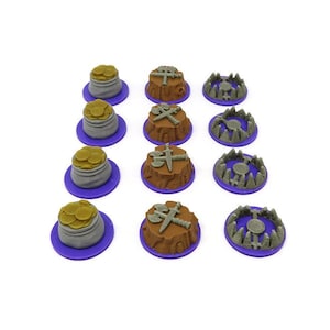 Corvid Conspiracy Tokens for Root - 12 Pieces | Board Game Accessories, Upgrades and Parts (Unofficial)