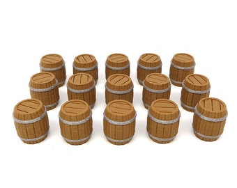 Beer Barrel Tokens for Brass Birmingham - 15 Pieces | Board Game Accessories, Upgrades and Parts