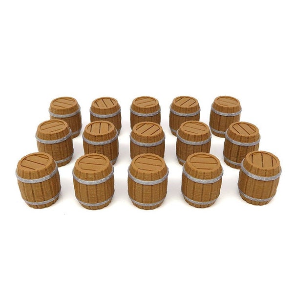 Beer Barrel Tokens for Brass Birmingham - 15 Pieces | Board Game Accessories, Upgrades and Parts