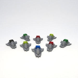 Space Ships for Colonies Expansion of Terraforming Mars - 8 Pieces