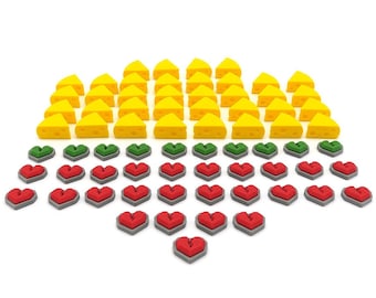 Feldherr Hero Dashboard In Plastica Per Mice And Mystics - Organizzatore Da Tavolo Con Slot Per Carte, Gettoni E Foglio Eroe - Stampato 3D In Germania