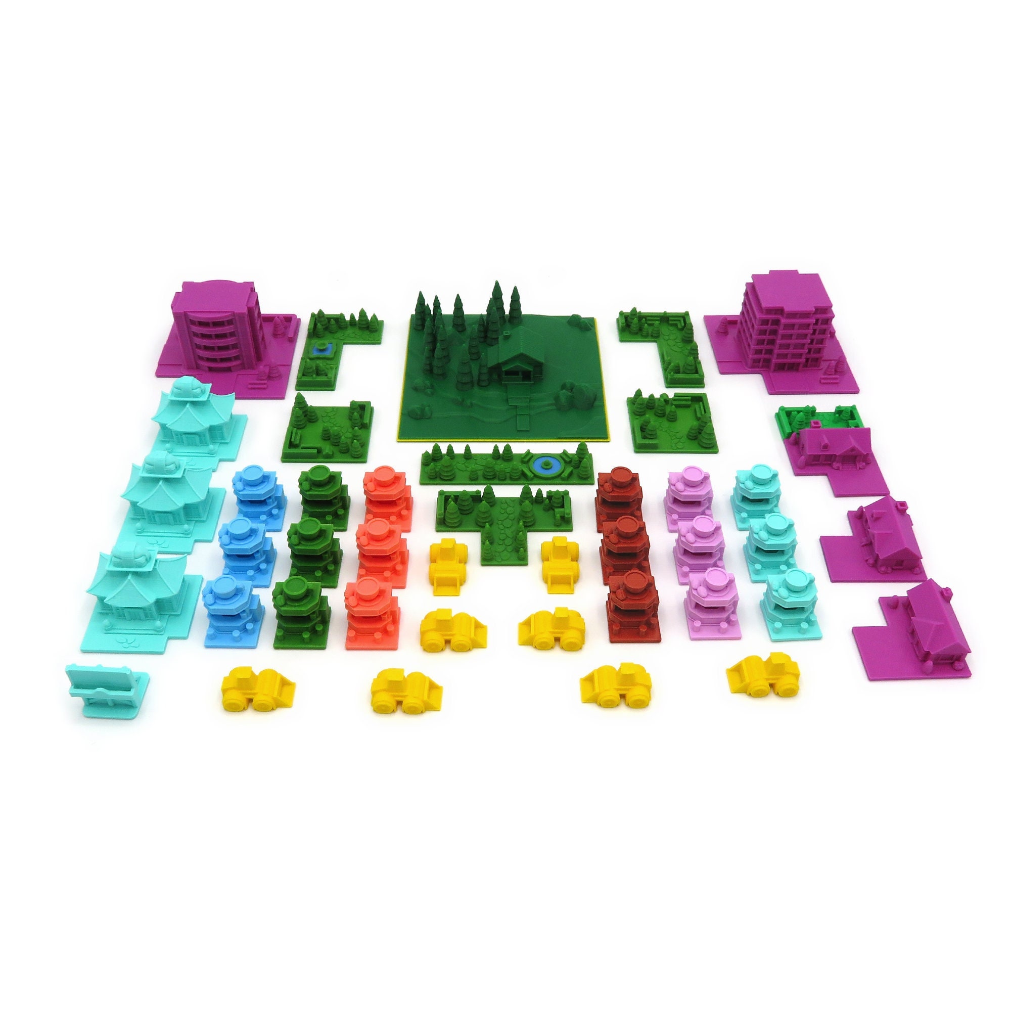 Dominant Species Marine Wooden Meeples and Tokens Full Set 