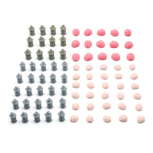 Insanity and Survival Tokens for Kingdom Death: Monster - 82 Pieces | Board Game Accessories, Upgrades and Parts.