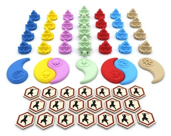 Rising Sun Compatible Upgrade Kit - Stronghold Miniatures, Ronin and Alliance Tokens (Unofficial)