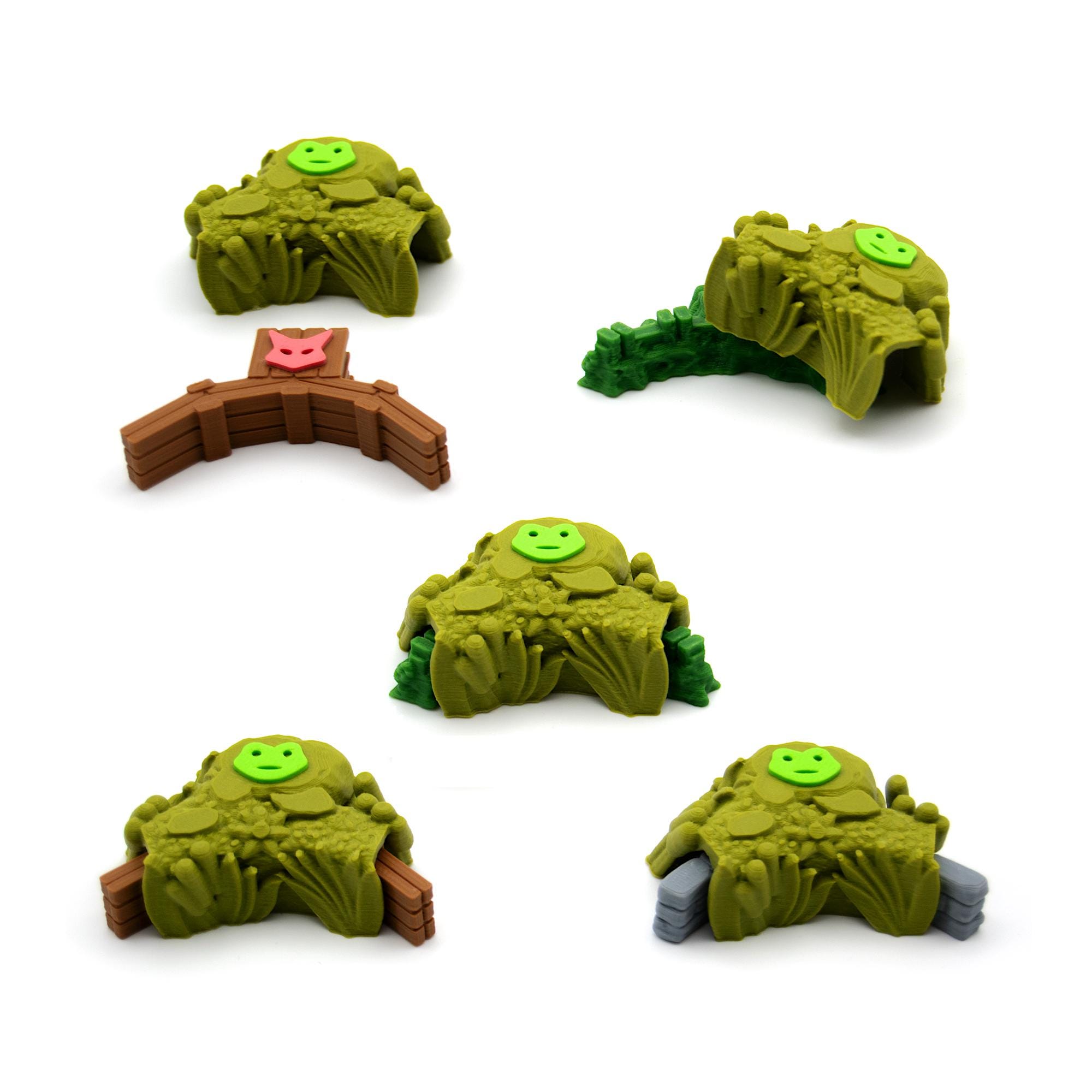 Root Homeland Compatible Frog Clearing Markers - 12-piece 3D Set 